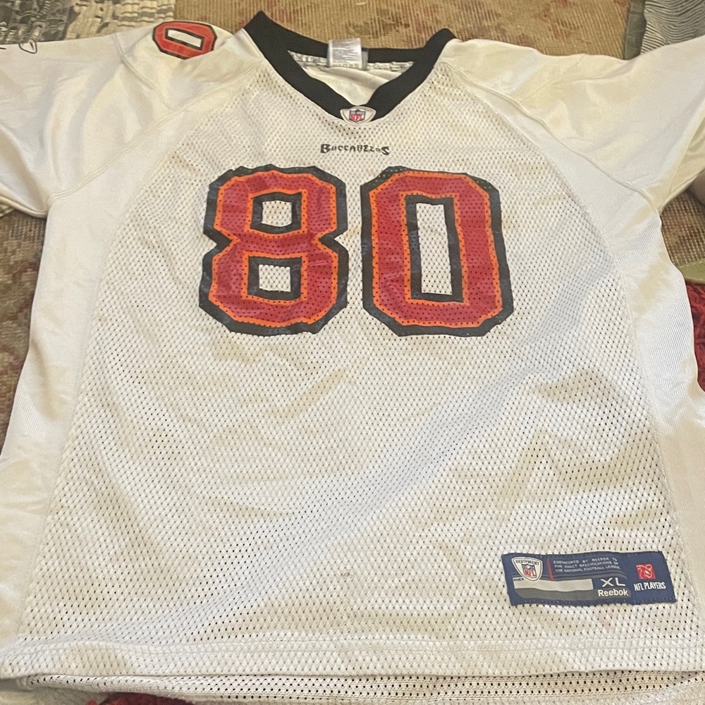Tampa Bay Buccaneers  Reebok White Jersey with Red and Black Accents
